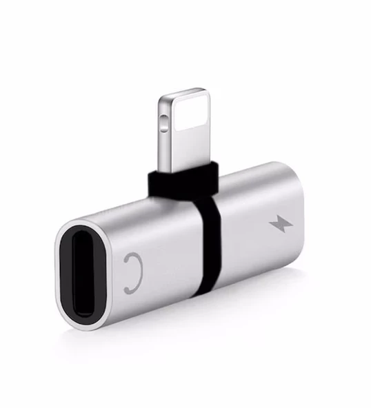 iPhone 7/8/x/xs/xr/xs Max/plus Lightning Kulaklık Ve Şarj Çevirici Concord C-866 - 3