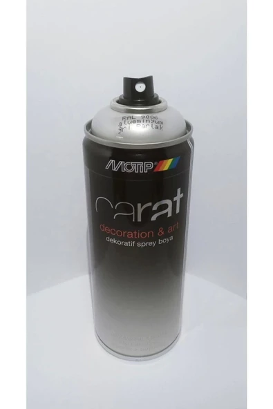 Motip Carat Ral 9006 Alüminyum Gri Sprey Boya 400 ml