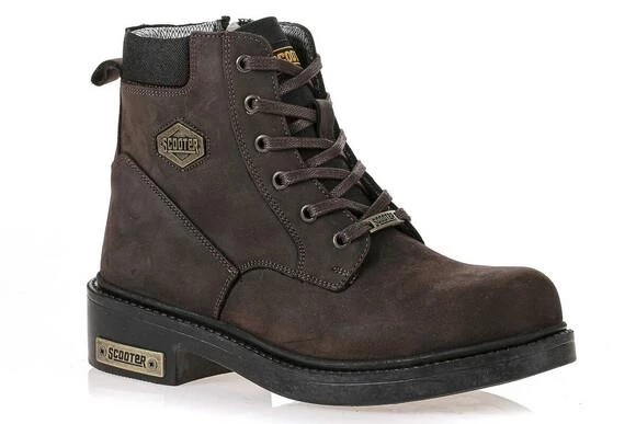 SCOOTER M5121 FERMUARLI DERİ GÜNLÜK GENÇ ERKEK POSTAL BOT - 8