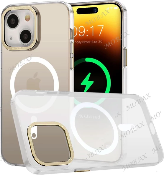 Apple iPhone 14 Kılıf Mat Kadifemsi Special Edition PC Magsafe Kapak - 2