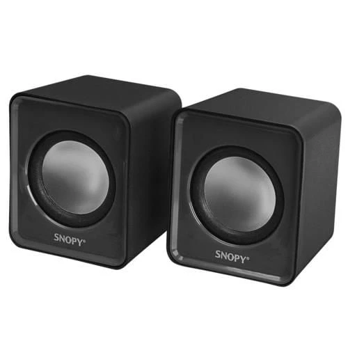 Snopy SN-66 1+1 USB Hoparlör 3W Siyah - 3