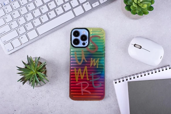 İphone 13 Uyumlu Summer Cep Telefonu Kılıfı - Resim 2