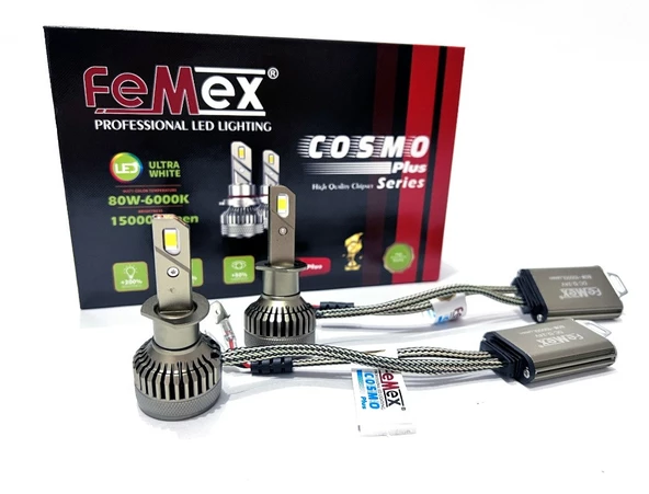 FEMEX Cosmo Plus H1 Far Ampulu CSP D-FORCE Chipset Led Xenon Led Headlight