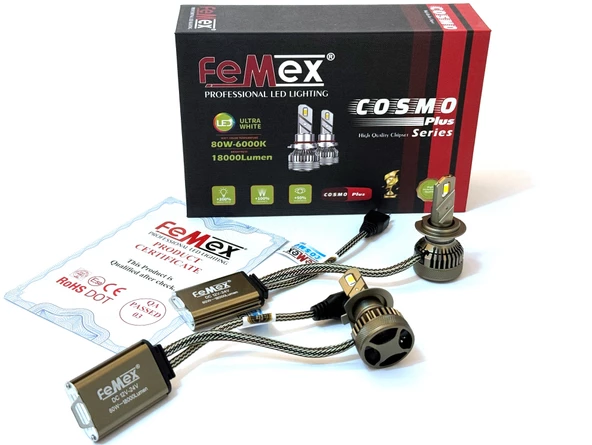 Volkswagen Jetta MK6 Led Xenon Kısa Far Aydınlatma Ampulu FEMEX CosmoPlus - 2