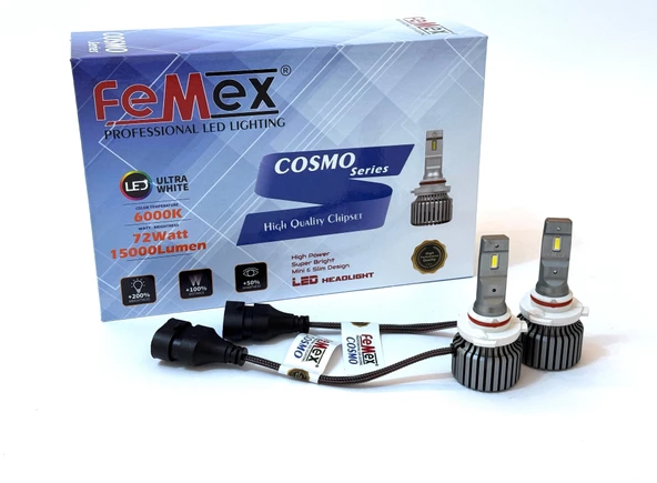 Fiat Freemont Led Xenon Uzun Far Aydınlatma Ampulu FEMEX Cosmo HB3