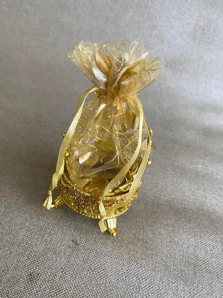 Taşlı Tüllü Kına ve Çerez Sepeti 1 Adet - 3