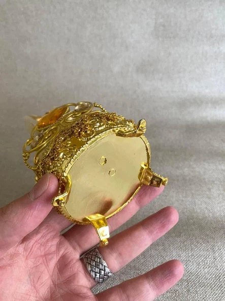 Taşlı Tüllü Kına ve Çerez Sepeti 1 Adet - 5