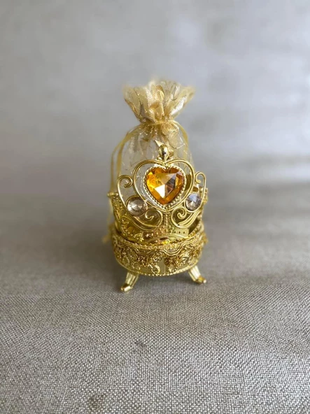 Taşlı Tüllü Kına ve Çerez Sepeti 1 Adet - 2