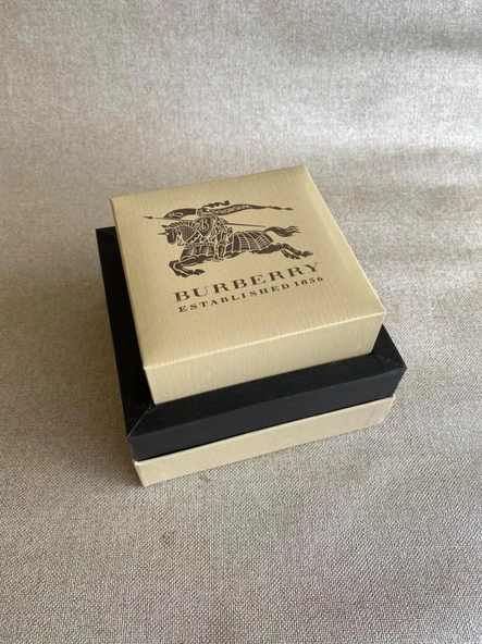 Burberry Sertifikalı Saat Kutusu 11,5x11,5x8,5 cm - 5