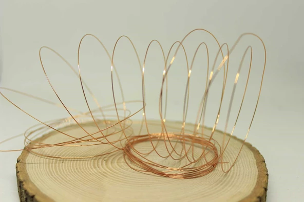 Bakır Takı Tasarım Teli - 5 Metre 0.6mm ürün görseli