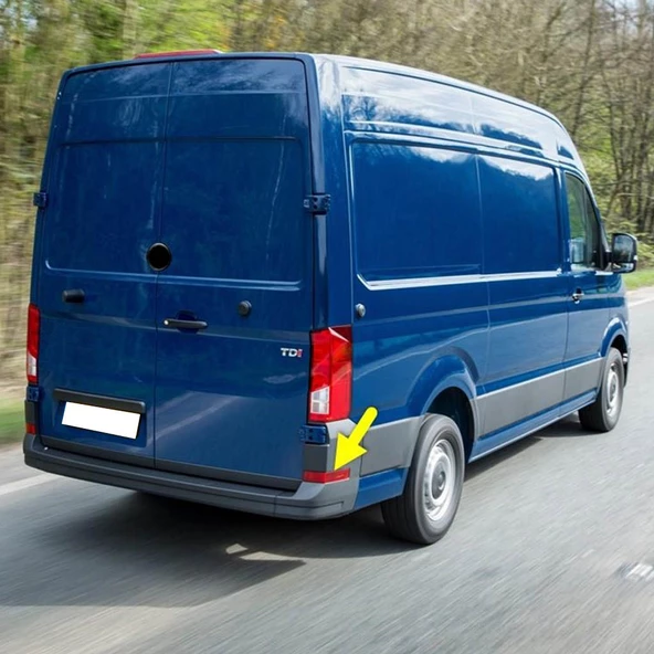 VW Crafter 2017-2023 Arka Tampon Sağ Köşe Reflektörü 7C0945106