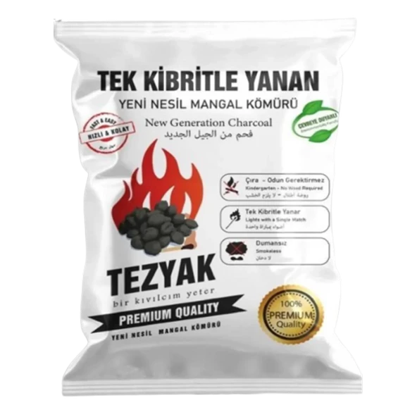 Yeni Nesil Mangal Kömürü classic 2kg x10 Adet - 2