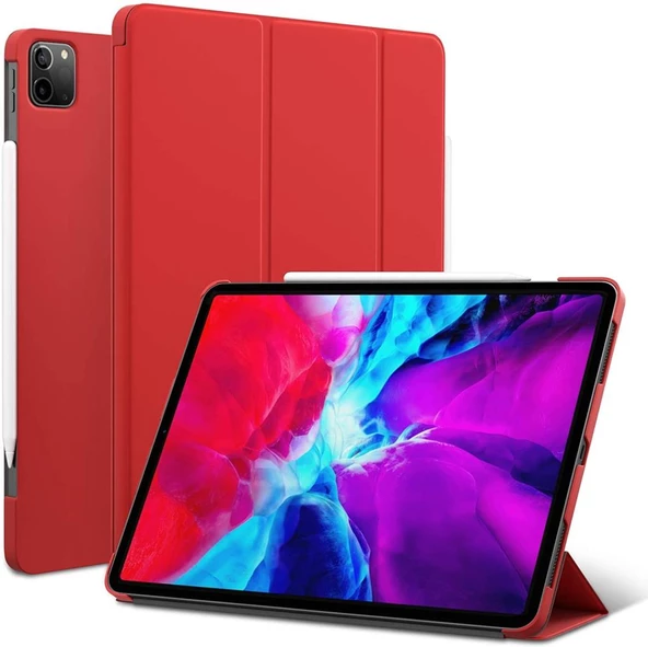 Apple iPad Pro 11 4. Nesil M2 Kılıf PU Deri Smart Standlı Case A2435 A2759 A2761 A2762 - 6
