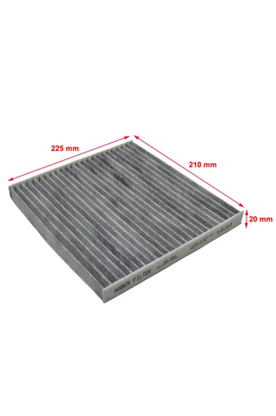 Nissan Micra IV 2010 ve Sonrası Karbonlu Klima, Polen Filtresi - Resim 2