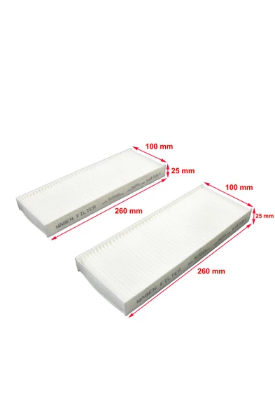 Nissan Pathfinder II, III, IV 1997 ve Sonrası Polen Filtresi - Resim 2