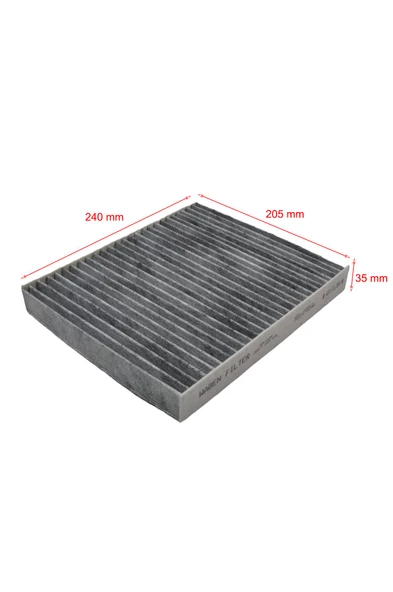 Opel Zafira Tourer C 2011-2019 Karbonlu Polen Filtresi - Resim 2