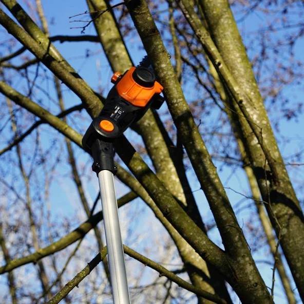 WORX WG349E 20Volt 2.0Ah Li-ion Tek Akülü 20CM Profesyonel Teleskobik Saplı Açı Ayarlı Zincirli Dal Budama - 12