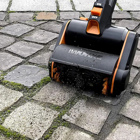 Worx Wa0293 Wg441e İle Uyumlu Sert Ve Derz Dolgu Yüzeyler İçin 165Mm Çelik Tel Destekli Temizlik Fırçası - 7