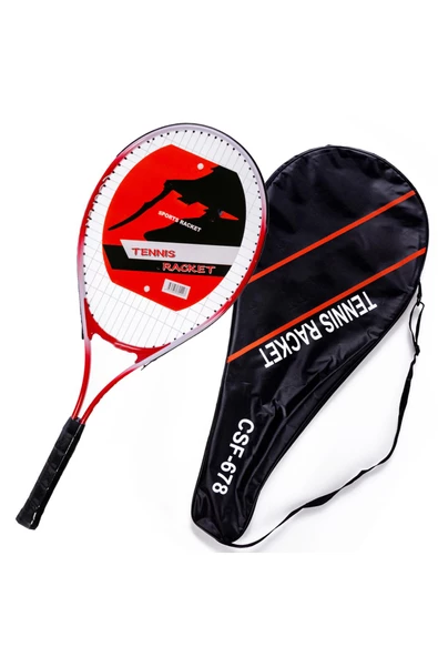 Yüksek Kalite Düşük Sarsılma Pro Tenis Raketi 27 inch L1 + Taşıma Çantası - 4
