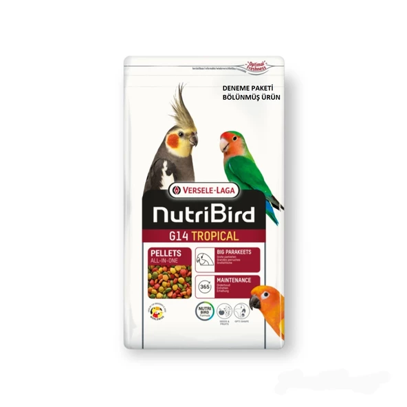 Nutribird G14 Tropical Pelet Yem 1000gr (Deneme Paketi)