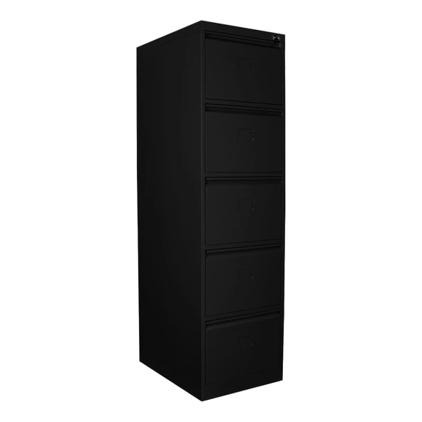 Jessan Ofis 5 li Klasör Dolabı Siyah - Resim 2