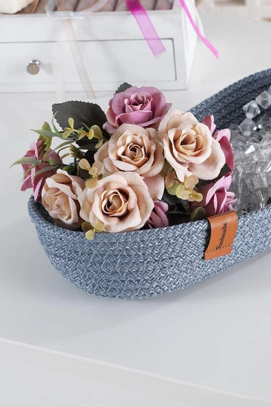 Long | Düzenleyici Sepet Organizer | Çok Amaçlı El Yapımı Sepet - 5