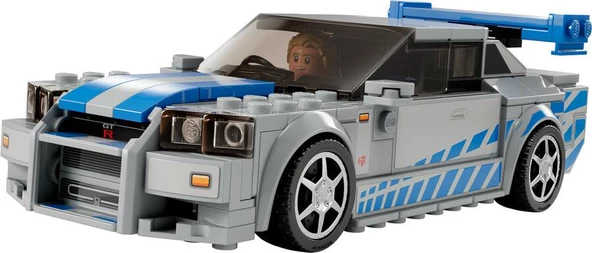 LEGO Speed Champions 76917 2 Fast 2 Furious Nissan Skyline GT-R (R34) - Resim 3