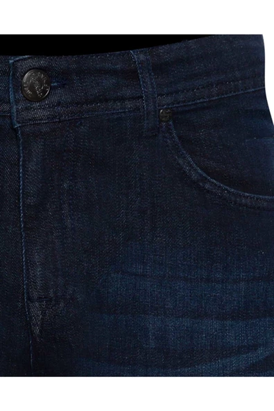 Dar Kalıp Lacivert Erkek Jean Pantolon - 2