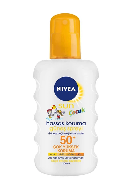 NİVEA SUN HASSAS KORUMA F-50 KIDS SPREY 200ML