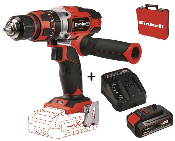 Einhell TE-CD 18/48 Li-i Darbeli Matkap + 2.5 Ah Starter Kit + Çanta