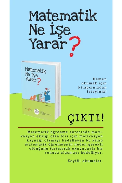 Matematik Karavanı Matematik Ne İşe Yarar? Plüton Yayınları - 4
