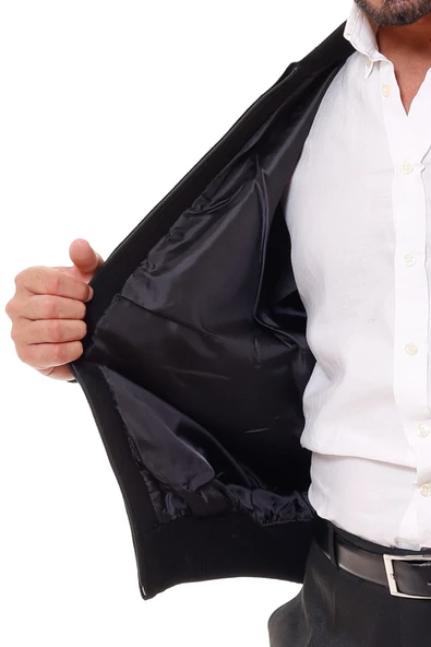 Astarlı Çelik Örgü Erkek Hırka - 7