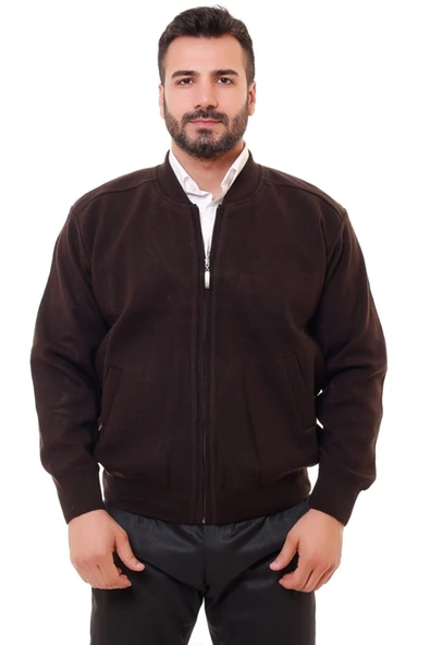 ASTARLI ÇELİK ÖRME CASUAL RAHAT KALIP HIRKA MONT LACİVERT - 6