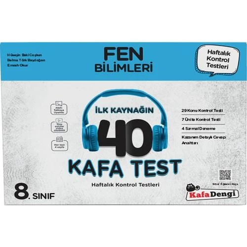 KAFADENGİ 8.SINIF FEN BİLİMLERİ KAFA SORU BANKASI