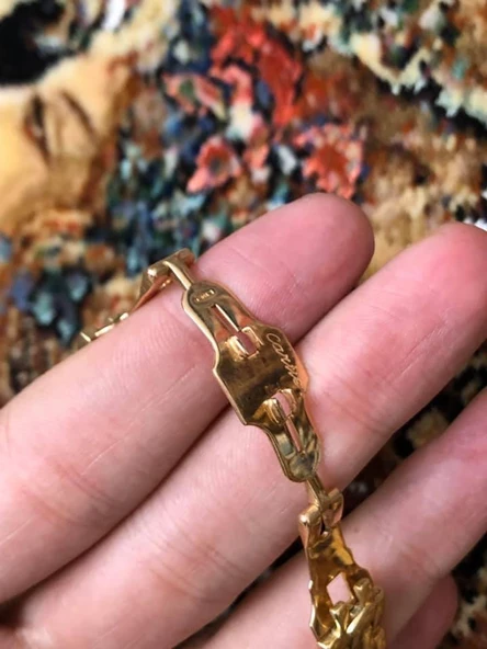 Cartier Panthere Lady Pırlantalı 18K Altın Kadın Saati 22 mm - Resim 7