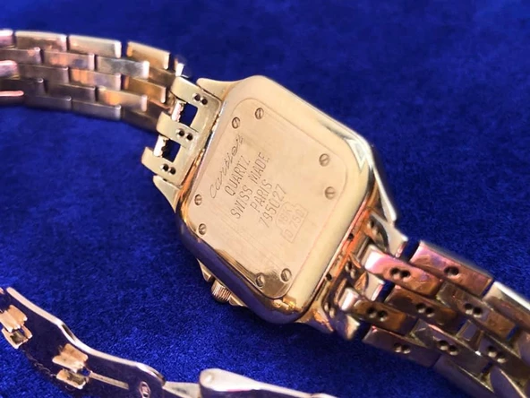 Cartier Panthere Lady Pırlantalı 18K Altın Kadın Saati 22 mm - Resim 6