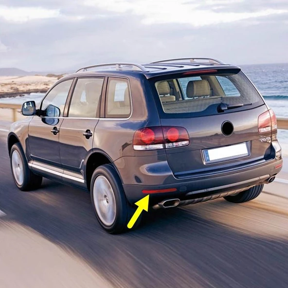 VW Touareg 2007-2010 Sol Arka Tampon Reflektörü Kedi Gözü 7L6945105A