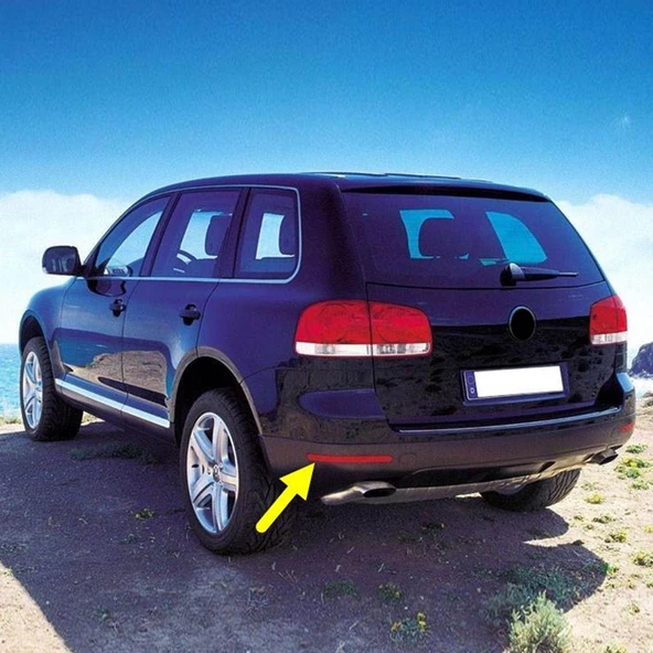 VW Touareg 2003-2007 Sol Arka Tampon Reflektörü Kedi Gözü 7L6945105A