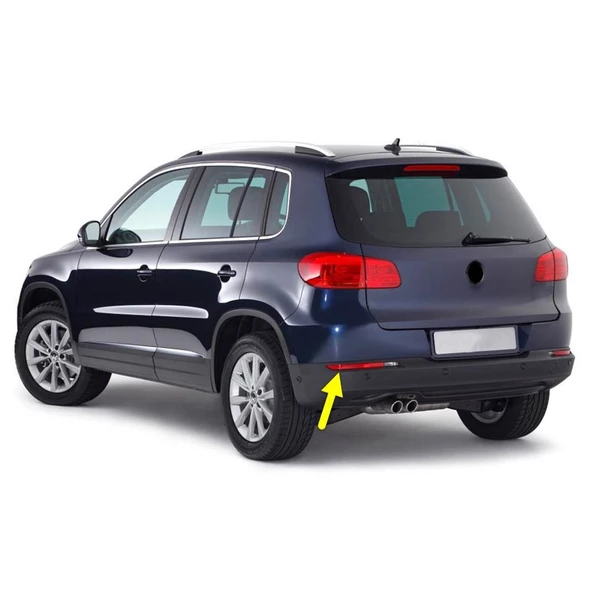 VW Tiguan 2012-2015 Sol Arka Tampon Reflektörü Kedi Gözü 5N0945105