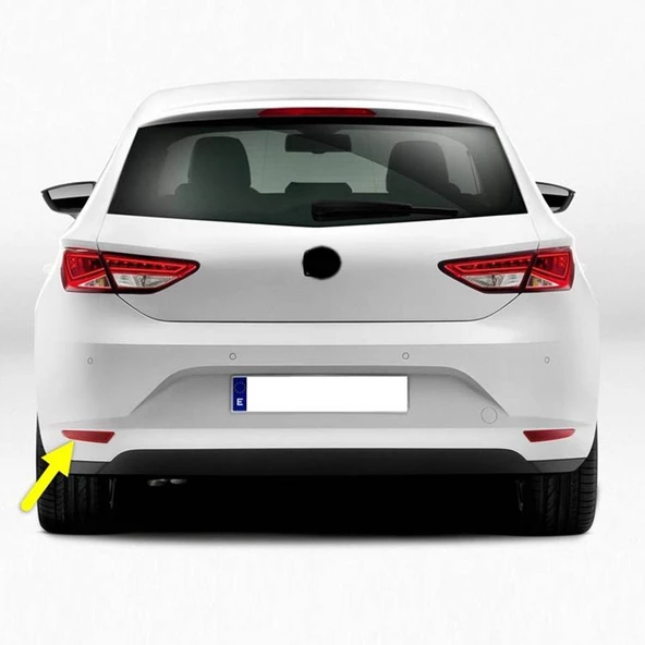 Seat Leon 3 2013-2016 Arka Tampon Sol Reflektörü Kedi Gözü 5F0945105F