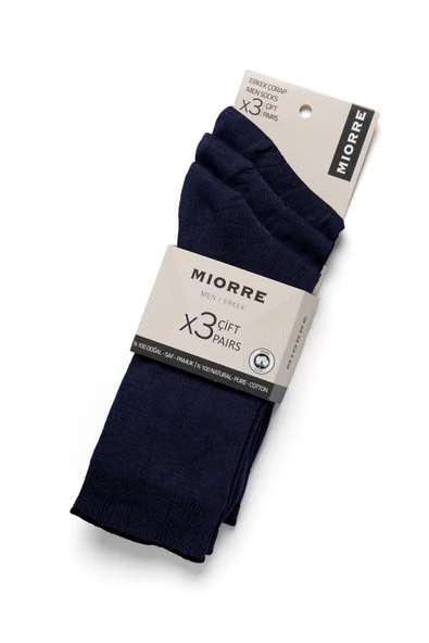 Miorre 3'lü Compact Erkek Çorabı - 3