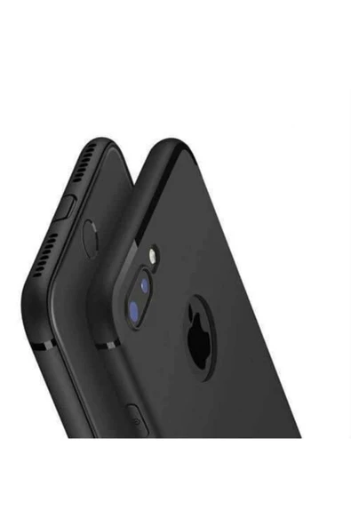 Apple iPhone 8 Plus Tıpalı Silikon Kılıf Siyah