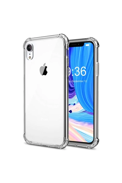 Apple iPhone XR Şeffaf Tank Silikon Kapak