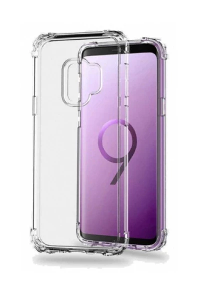 Samsung Galaxy S9 Şeffaf Tank Silikon Kapak - 1