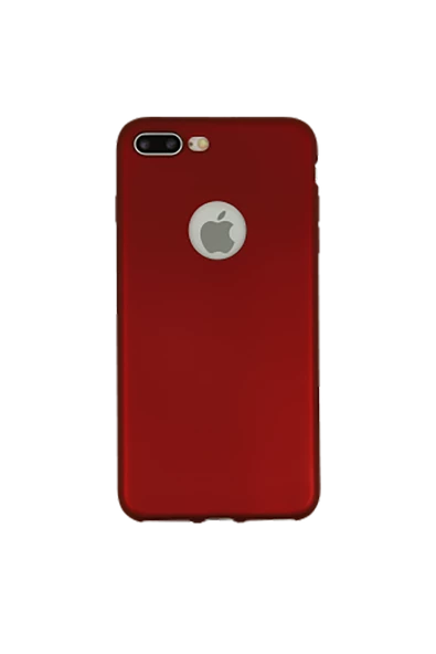 Apple iPhone 8 Plus Premium Silikon Kılıf Bordo