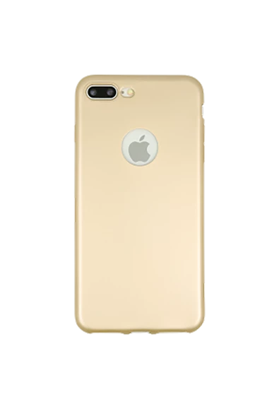 Apple iPhone 7 Plus Premium Silikon Kılıf Gold - 1