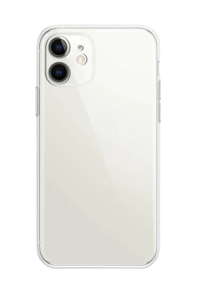 Apple iPhone 11 (6.1'') Premium Silikon Kılıf Şeffaf