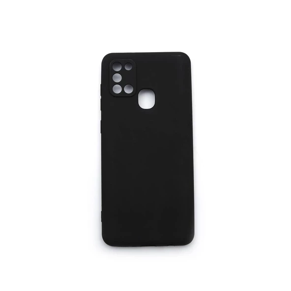 Samsung Galaxy A21S Premium Silikon Kılıf Siyah