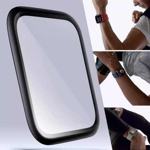Apple Watch SE 44 MM Tam Kaplayan Ekran Koruyucu - 4