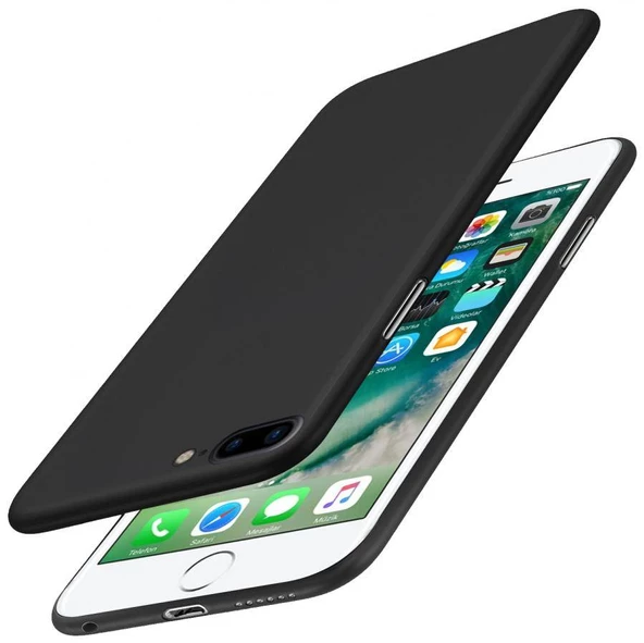 Apple iPhone 7 Plus Ultra Slim Lüx Kılıf Siyah